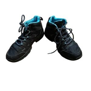 Avalanche Gear Women’s Hiking Boots Black Teal Size 6.5